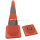 Elastic Retractable Traffic Cone/Collapsible Traffic Cone